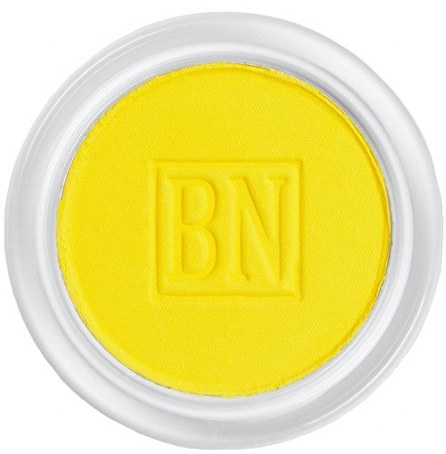 Ben Nye CF-9 Sunshine Yellow MagiCake — large pan color swatch view