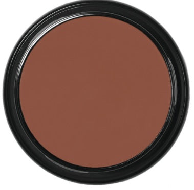 Ben Nye CS-21 Medium Brown Creme Shadow — 0.25oz pot open showing mid-tone brown shade