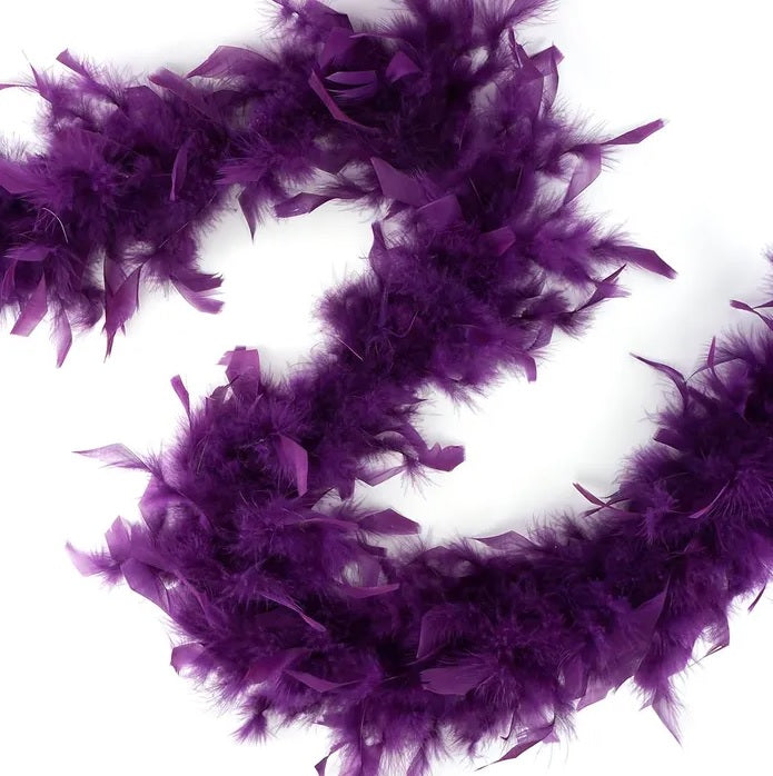 Boa en plumes d'autruche