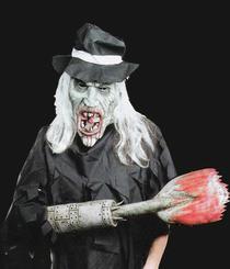 G. Howie Digs gravedigger mask set — over-head mask, partial shirt, bloody spade arm