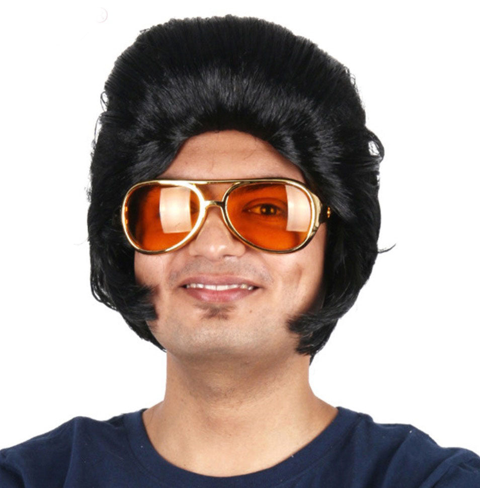 Elvis Wig with Sideburns