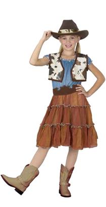 Country Cowgirl Women's Halloween Costume - Wild Western Outfit (Large) 