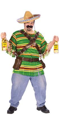 Tequila Pop N Dude plus size costume — plus size fits chest 48-53