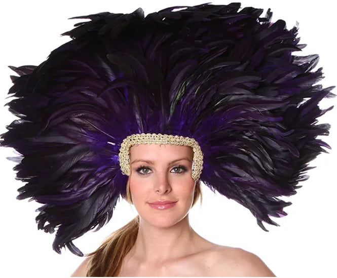 Headdress with Coque Feathers