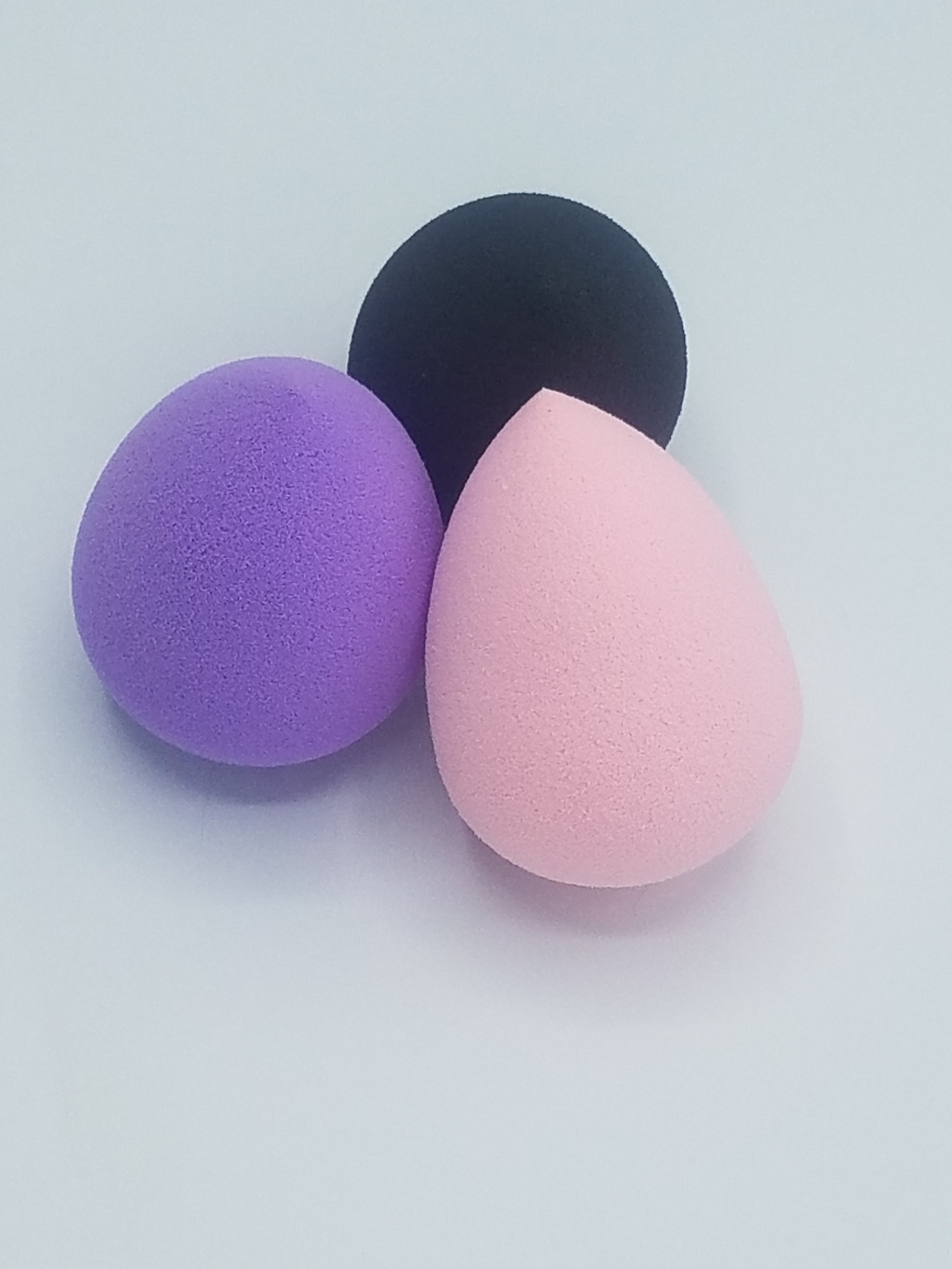 Esponjas de maquillaje en forma de huevo
