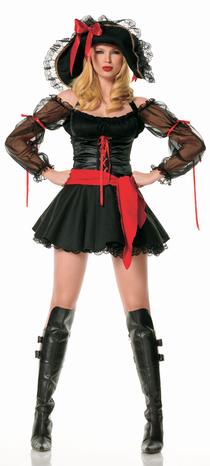 Sexy Swashbuckler adult costume — sizes S through XL, featured view