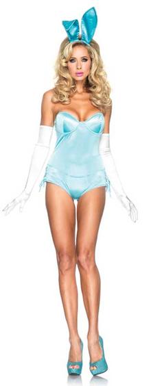 Sexy Blue Bunny Adult Costume