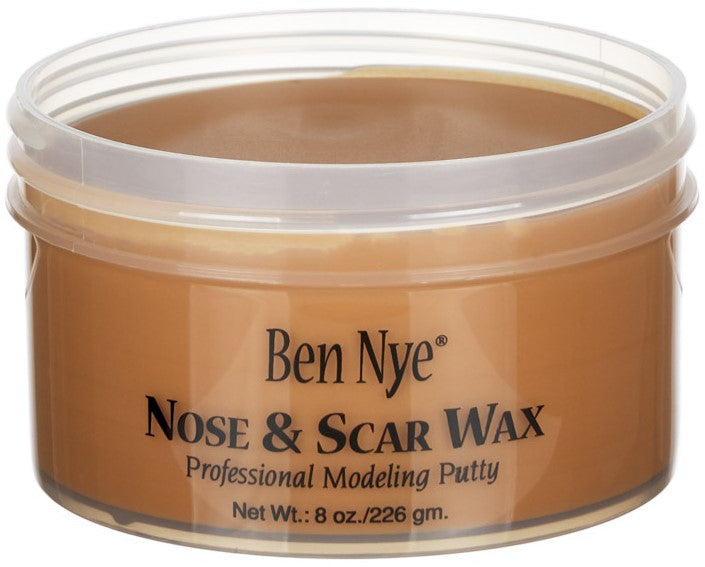 Ben Nye LBW-3 Nose and Scar Wax light brown — 8oz bulk tin