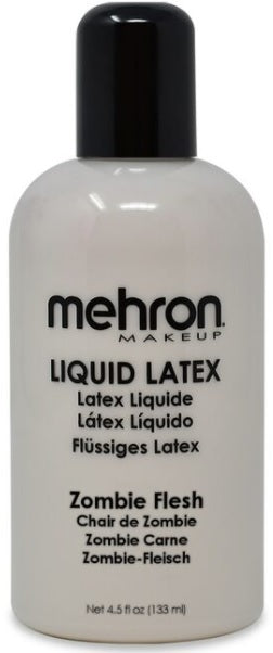 Mehron Liquid Latex 117 — 4.5 oz bottle, dries clear