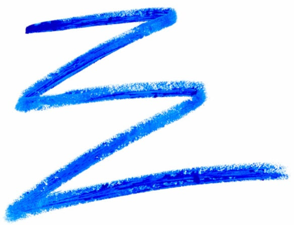 Ben Nye MJ-3 Bright Blue MagiColor Creme Crayon — face paint crayon showing vivid blue swatch