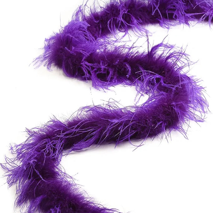 Boa en plumes d'autruche