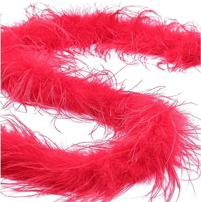 Boa en plumes d'autruche