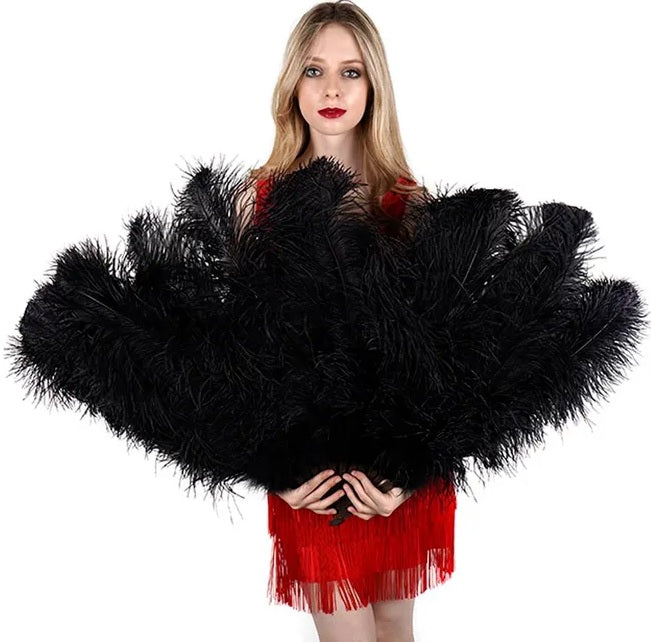 Deluxe Ostrich Fan