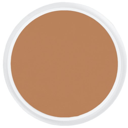 Ben Nye PAS-7 Radiant Olive Creme Foundation — 0.5oz pot open showing deep olive tone