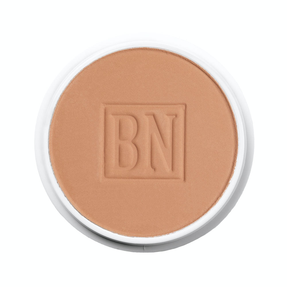 Ben Nye PC-9 Tan No. 1 Color Cake — 1oz pan showing medium tan shade