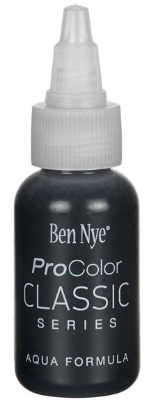 Ben Nye PCC-03 Black ProColor Classic airbrush paint — 2oz bottle of deep black