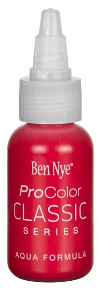 Ben Nye PCC-05 Red ProColor Classic airbrush paint — 2oz bottle of vivid red