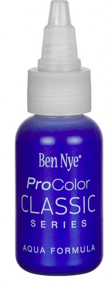 Ben Nye PCC-07 Blue ProColor Classic airbrush paint — 2oz bottle of primary blue