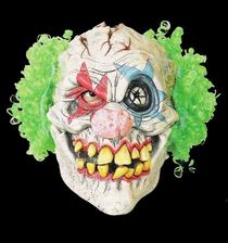Decrepo Da Clown latex mask — Don Post Studios evil clown, adult size