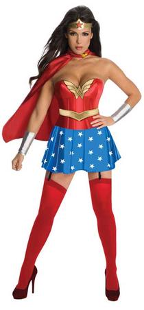 Disfraz de Wonder Woman con corsé deluxe