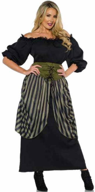 Disfraz de reina doncella del Renacimiento para mujer