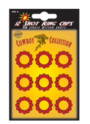 Ring caps — 12-shot variant, close-up of ring cap roll
