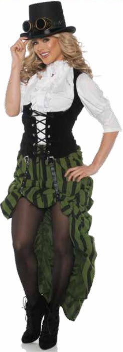 Steampunk costume outfit — skirt and top ensemble for stage or Halloween