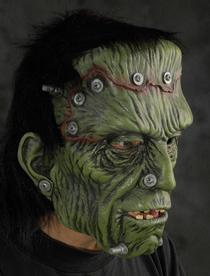 Glued And Screwed Frankenstein full over-the-head latex mask — adult, Zagone Studios