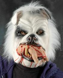 Good Boy white dog full-head mask — Zagone Studios, fits most adults