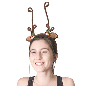 Happy Holiday Reindeer Antlers