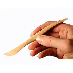 Ben Nye MT-1 Modeling Tool — solid wood sculpting tool for prosthetics and effects
