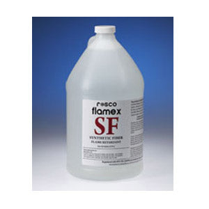 Rosco Flamex SF flame retardant — 1-gallon jug for synthetic fabrics