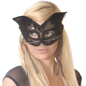 Lace & Velvet Cat Mask