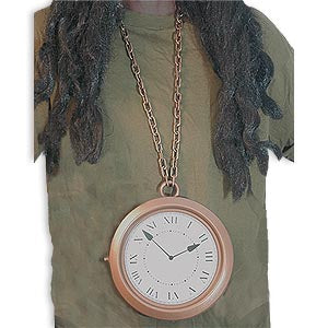 Rapper giant clock on sale necklace