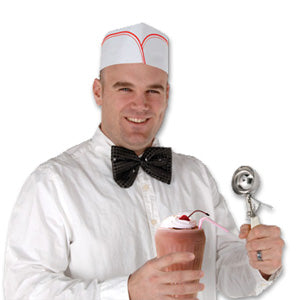 Soda Jerk Hats (4pc)