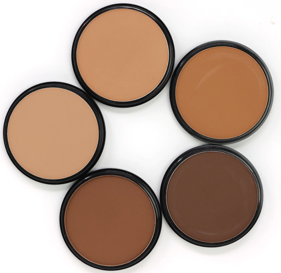 Mehron K400 All-Pro Kit — Cake Dark complexion, foundations and accent palette