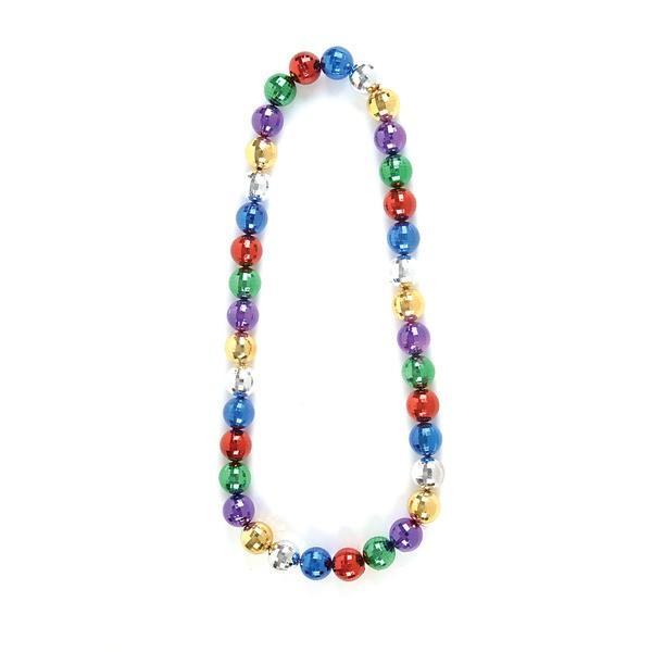 Collar de Bolas de Espejos Múltiples