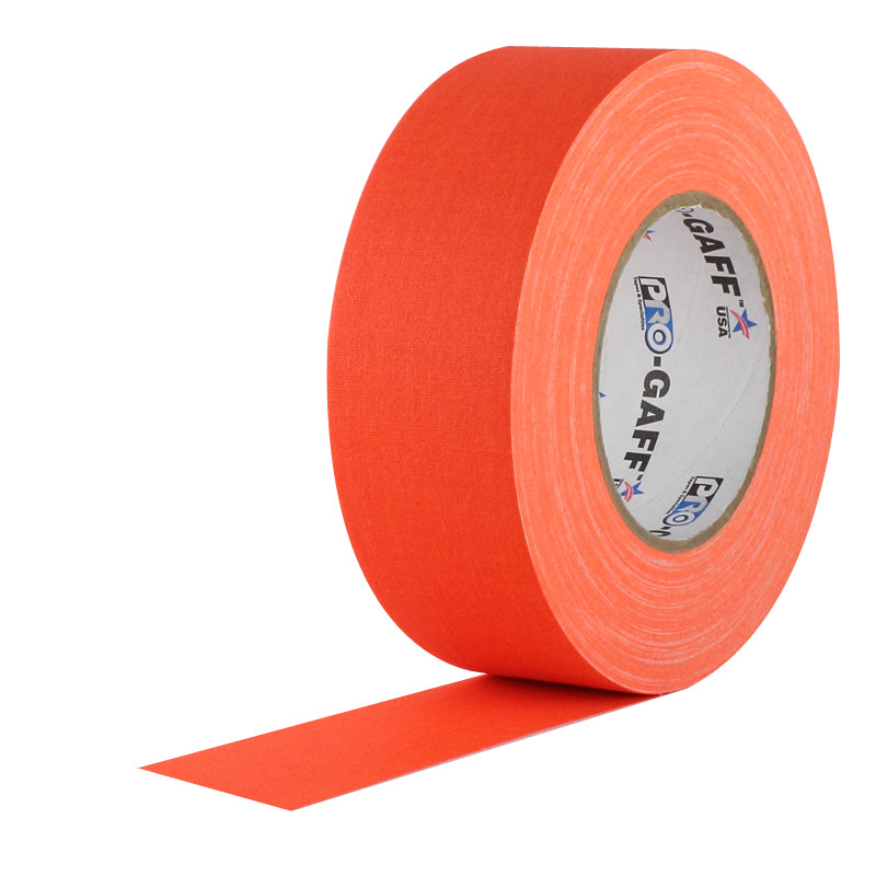 Pro Gaff Gaffers Tape — fluorescent orange roll
