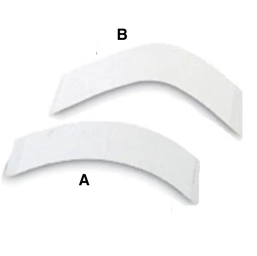 3M Contoured Tape Strips — transparent double-sided hypo-allergenic strips for wigs, hairpieces, beards, 36 pc
