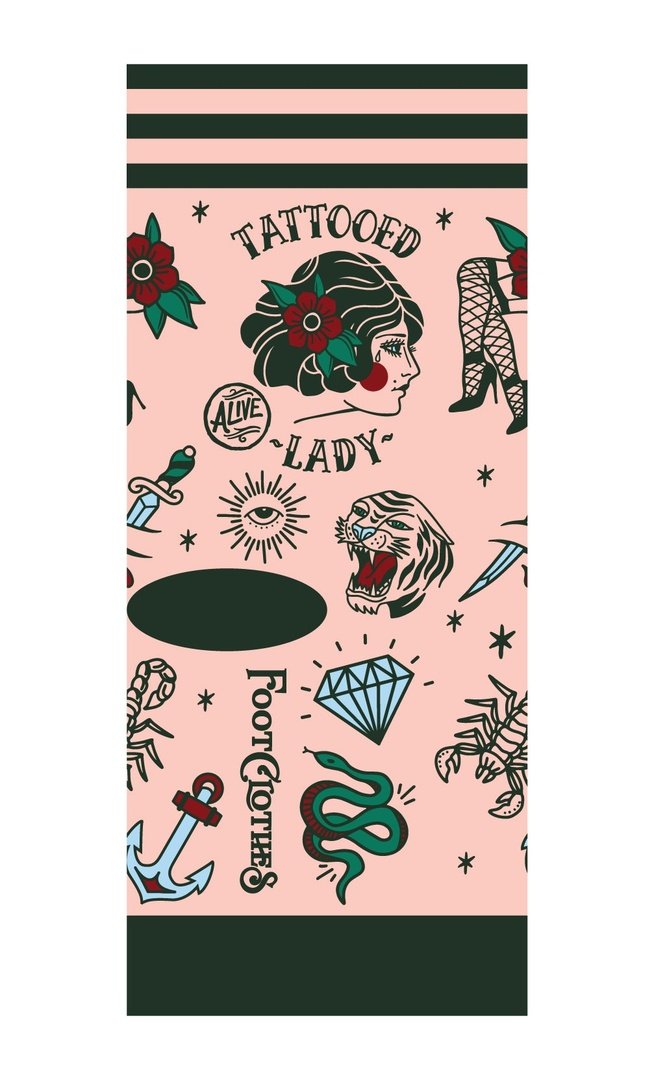 Tattooed Lady Crew Socks