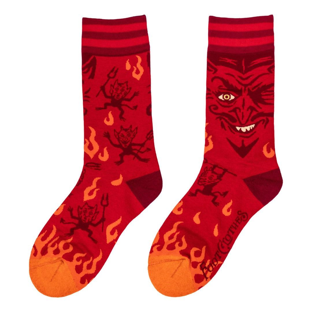 Vintage Devil Crew Socks