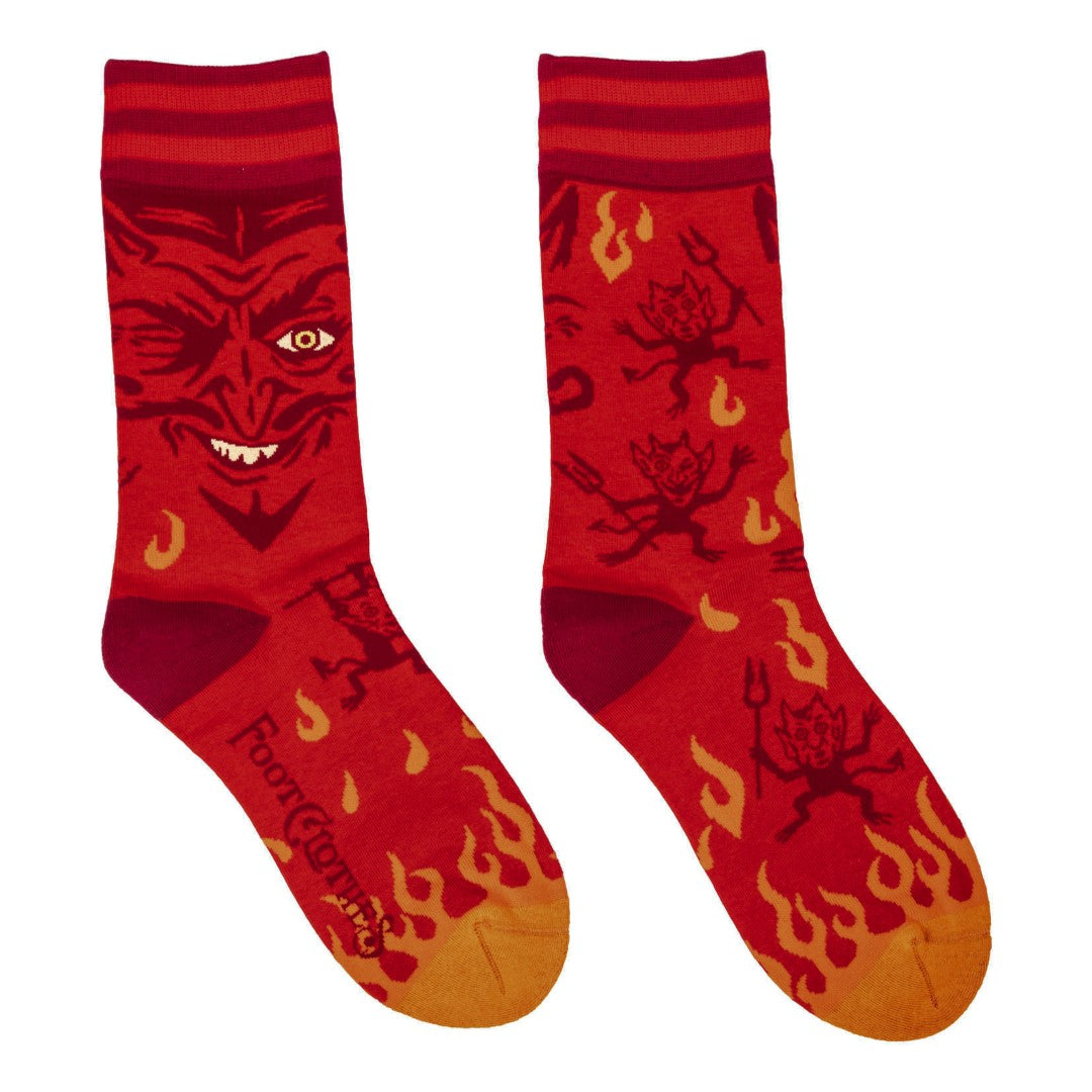 Vintage Devil Crew Socks