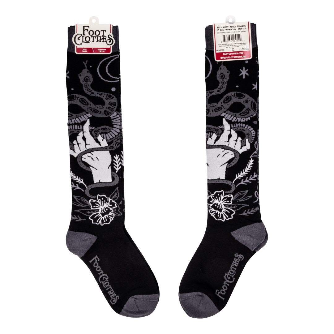 Chaussettes hautes Sorcière Serpentine