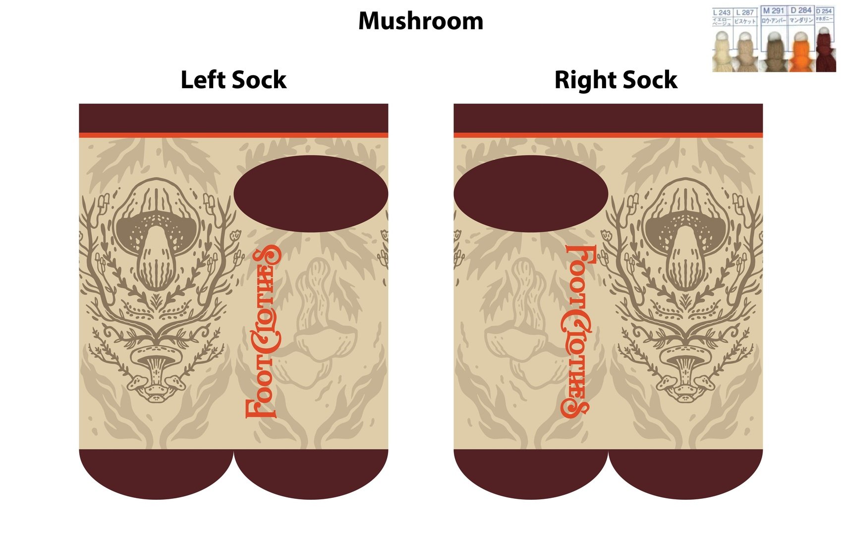 Death Cap Mushroom Ankle Socks