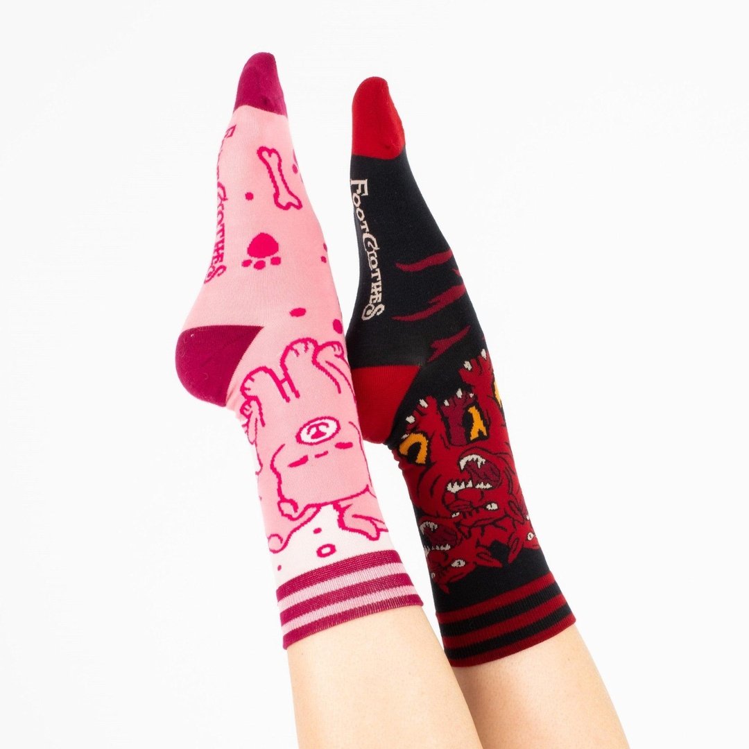 Evil AF Cerberus Crew Socks