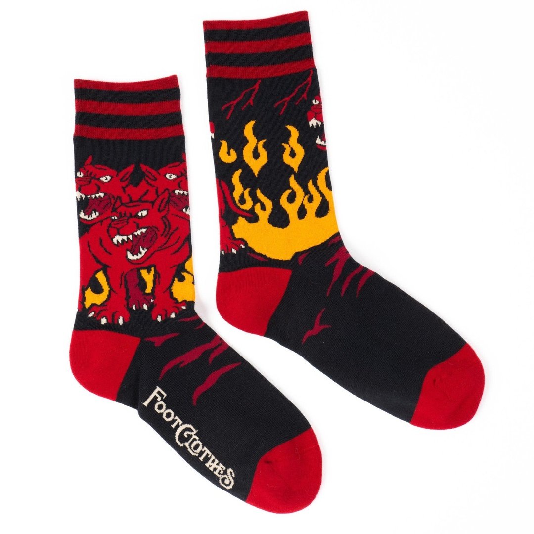 Evil AF Cerberus Crew Socks