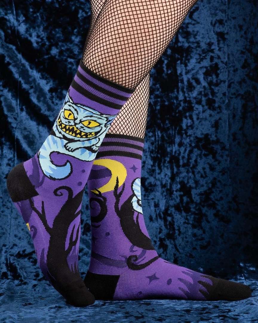 Cheshire Cat Crew Socks