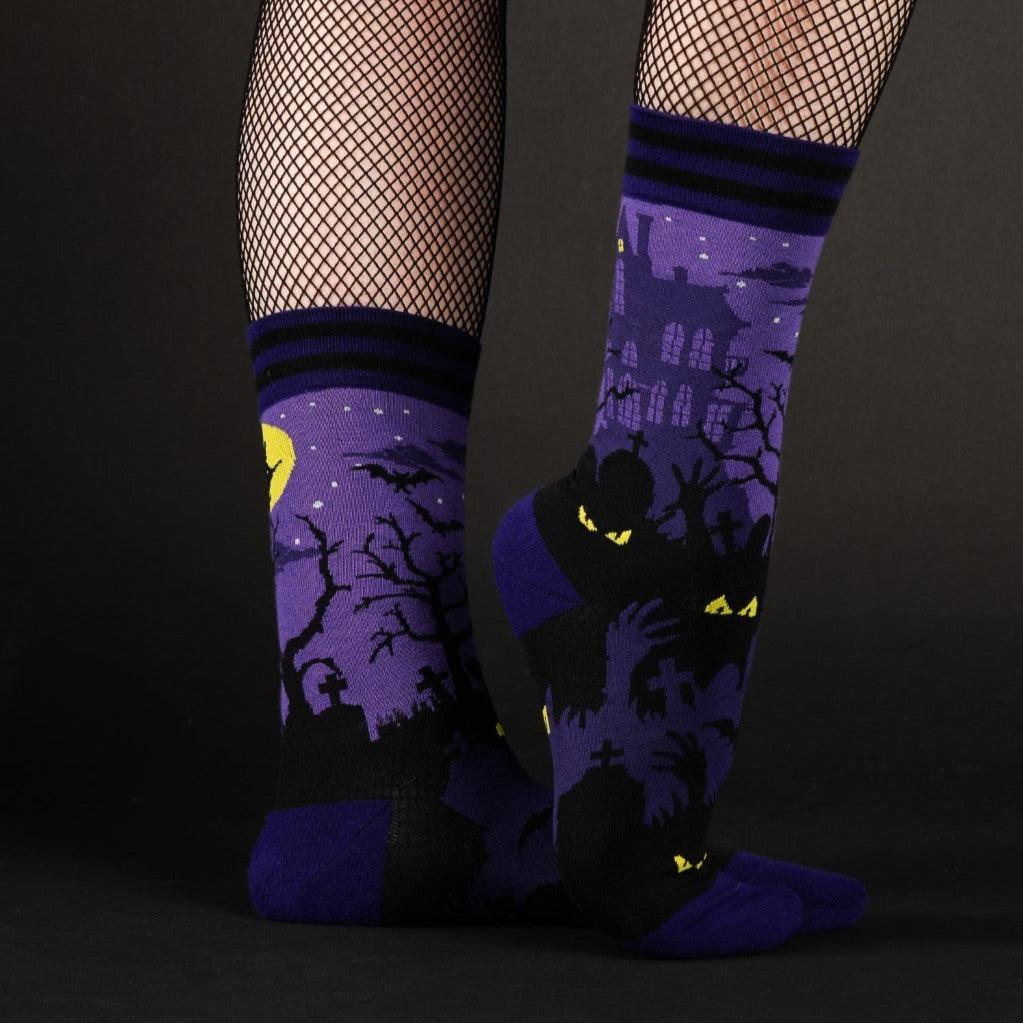 Haunted House Crew Socks