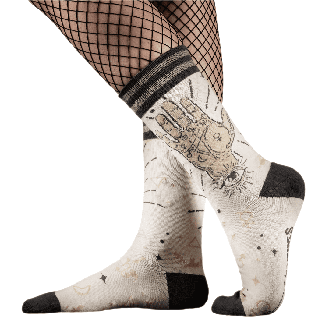 Palmistry Crew Socks