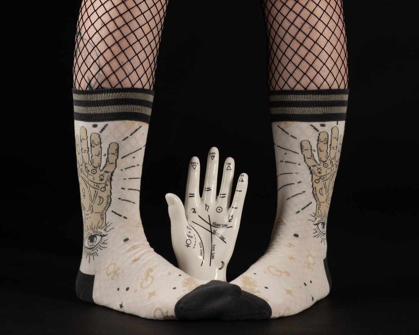 Palmistry Crew Socks